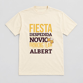 Tee-shirt personnalisé unisexe col rond