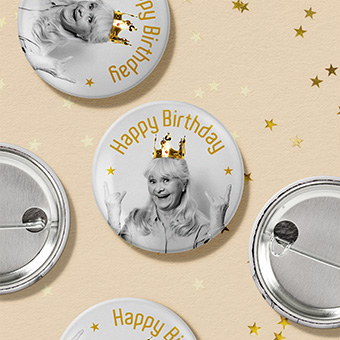 Badges ronds personnalisés 38mm