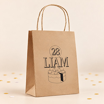 Sac papier personnalisé classique