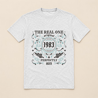 Tee-shirt personnalisé unisexe col rond