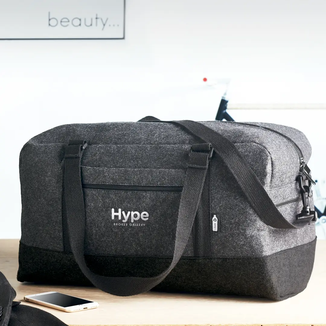 Sac de sport personnalisé en feutre RPET