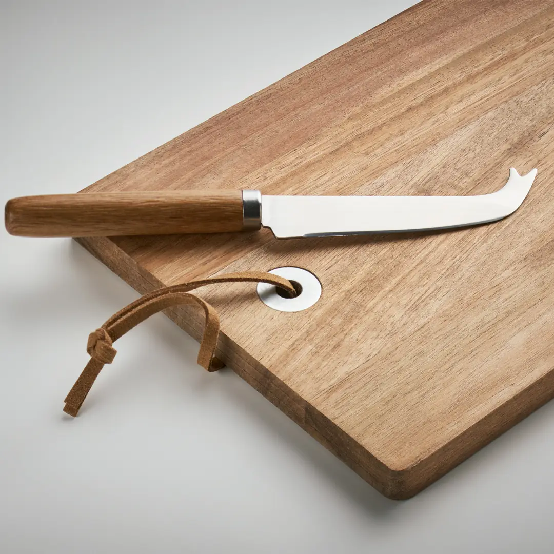 Planche à fromage personnalisée en acacia