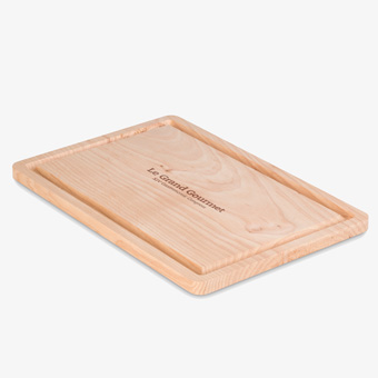 Grande planche à découper personnalisée avec rigole