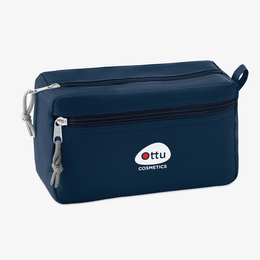 Necessaire personalizado com fecho de correr duplo Necessaire personalizado com fecho de correr duplo