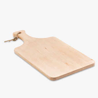 Planche à découper personnalisée avec poignée