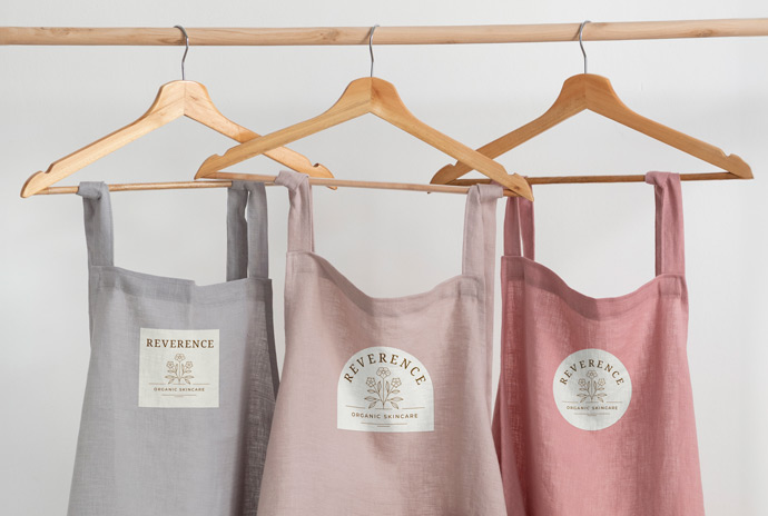 Étiquettes découpées pour textile sur mesure