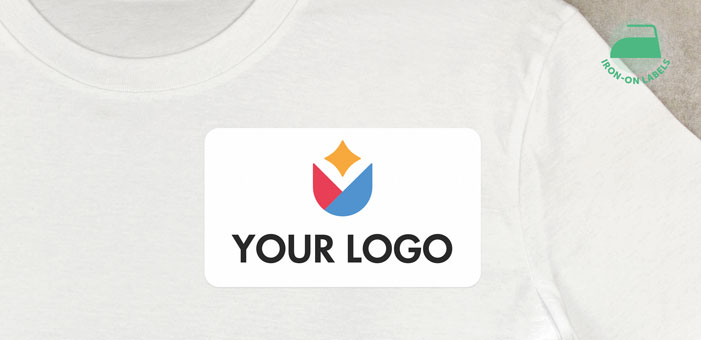 Personalised Rectangular Iron-on Labels 