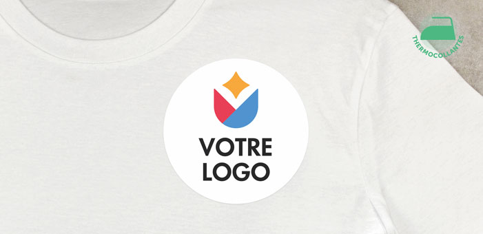 Stickers thermocollants ronds pour vêtements