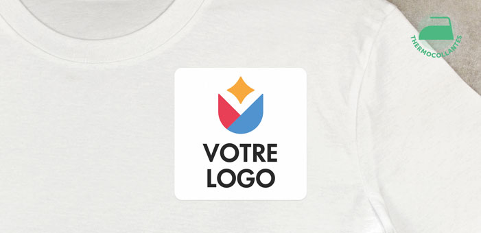 Stickers thermocollants carrés pour vêtements