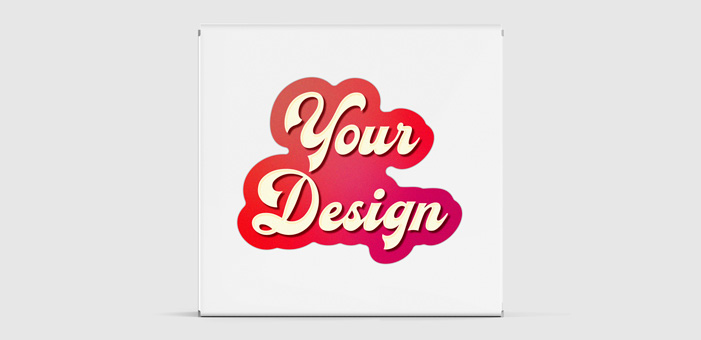 Custom shaped stickers