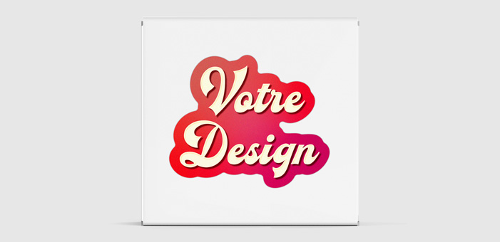 Stickers de formes personnalisées