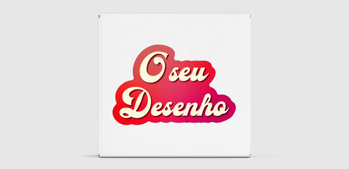 Autocolantes de forma personalizada