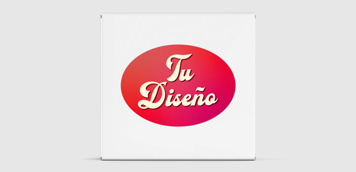 Pegatinas ovaladas personalizadas
