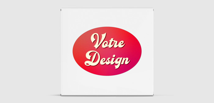 Stickers ovales personnalisés