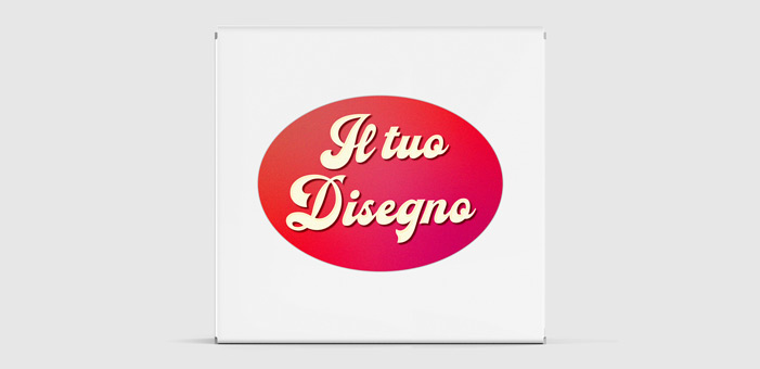 Adesivi personalizzati ovali