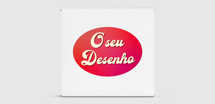 Autocolantes ovais personalizadas