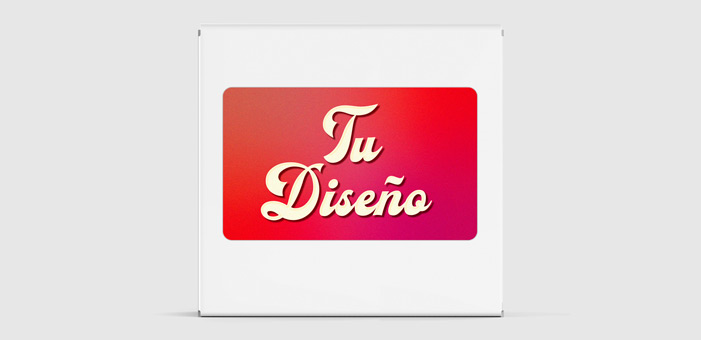 Pegatinas rectangulares personalizadas