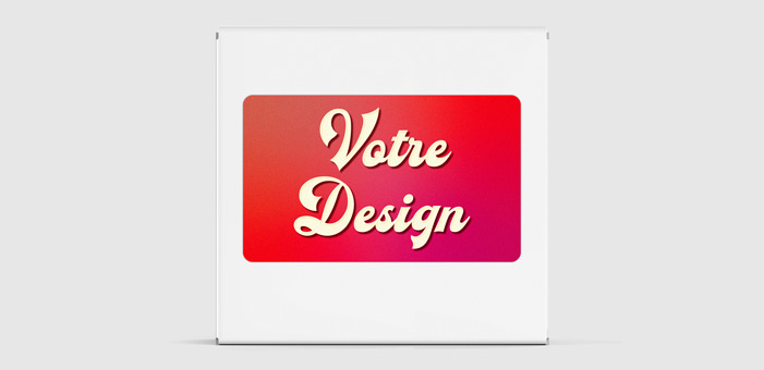 Stickers rectangulaires personnalisés