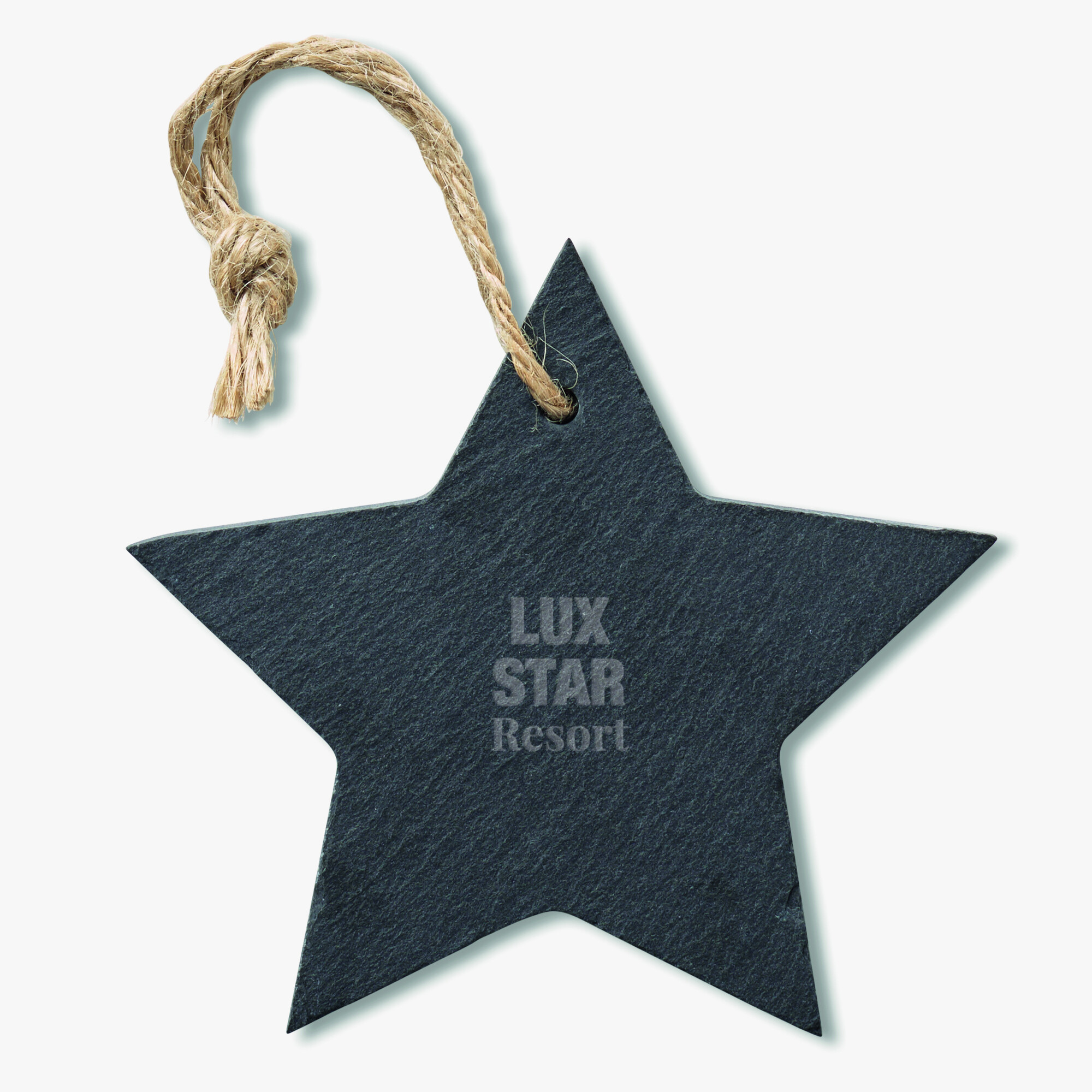 Colgante navideño en forma de estrella personalizado