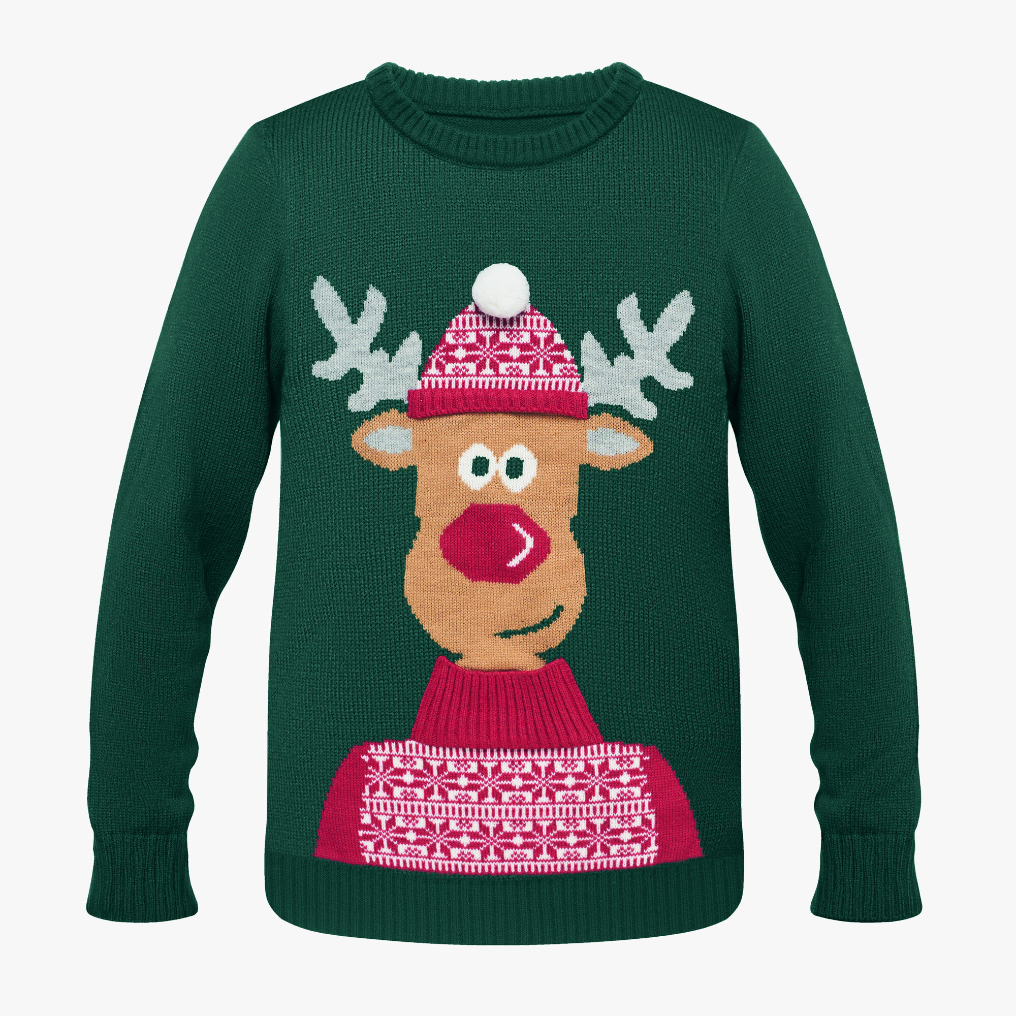 Personalisierter Weihnachtspullover Größe L/XL