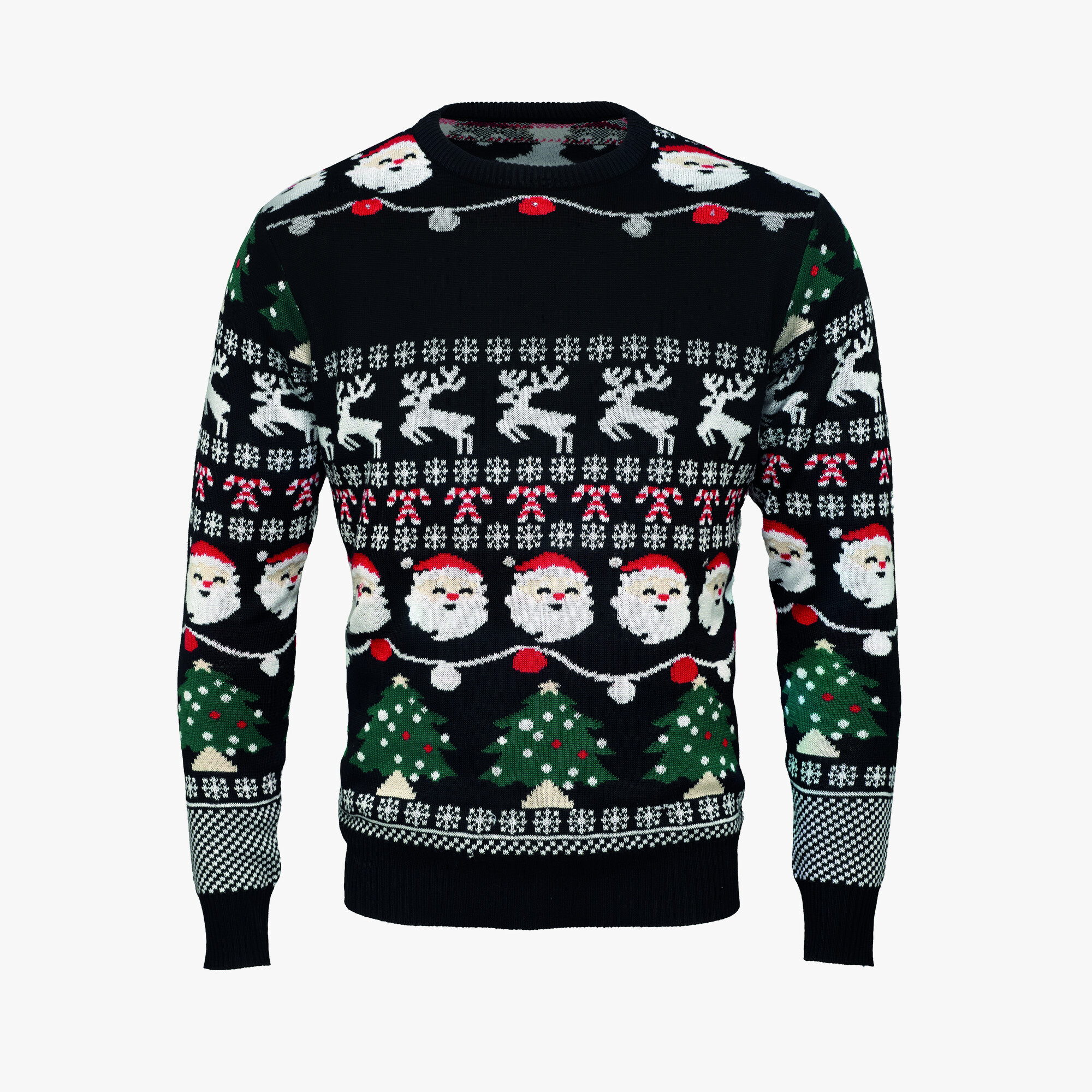 Pull de Noël à lumière LED taille L/XL personnalisé
