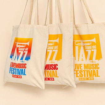 Tote Bag coton beige personnalisé