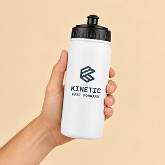 Bouteille de sport personnalisée 500 ml en plastique