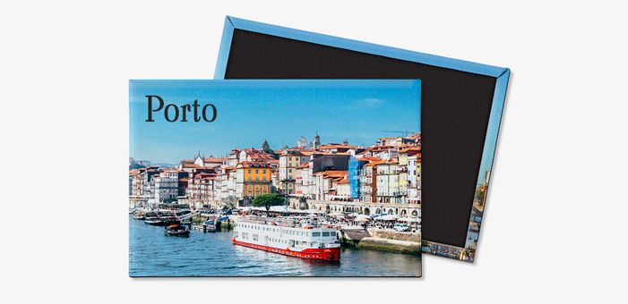 Ímanes para souvenirs personalizados para frigorífico retangulares