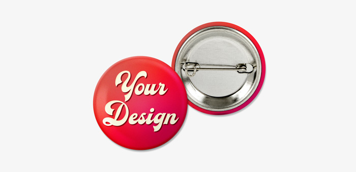 Custom round badges 32mm