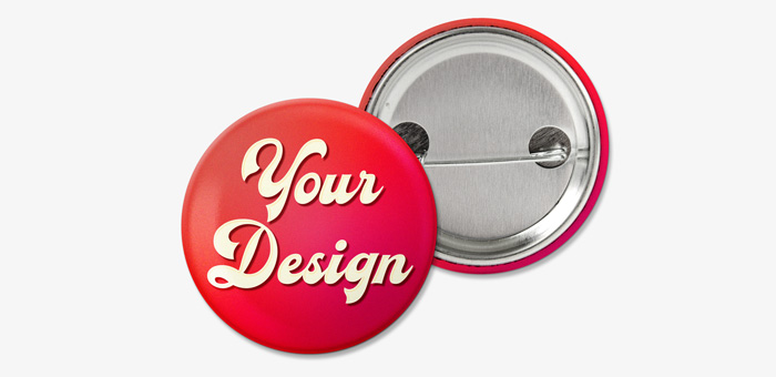 Custom round badges 38mm