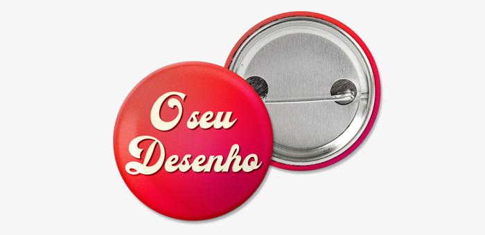 Crachás personalizados redondos 38mm