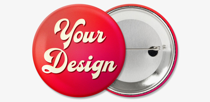 Custom round badges 56mm