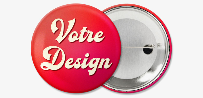 Badges ronds personnalisés 56mm