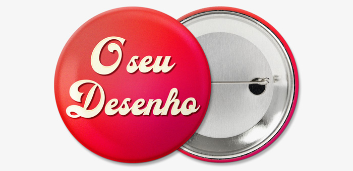 Crachás personalizados redondos 56mm