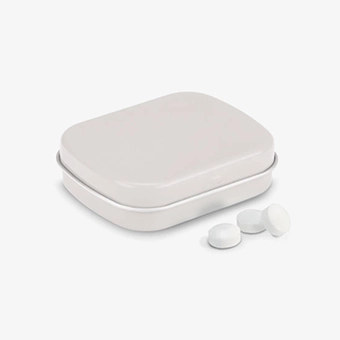 Caramelos en caja metálica personalizada