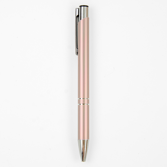Personalised metal ballpoint pens with anodised finish 