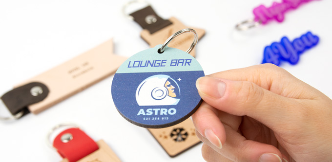 Personalised keyrings