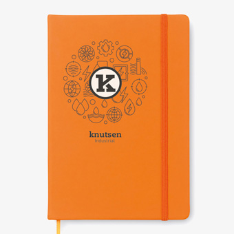 Cadernos personalizadas capa dura A5 pautado