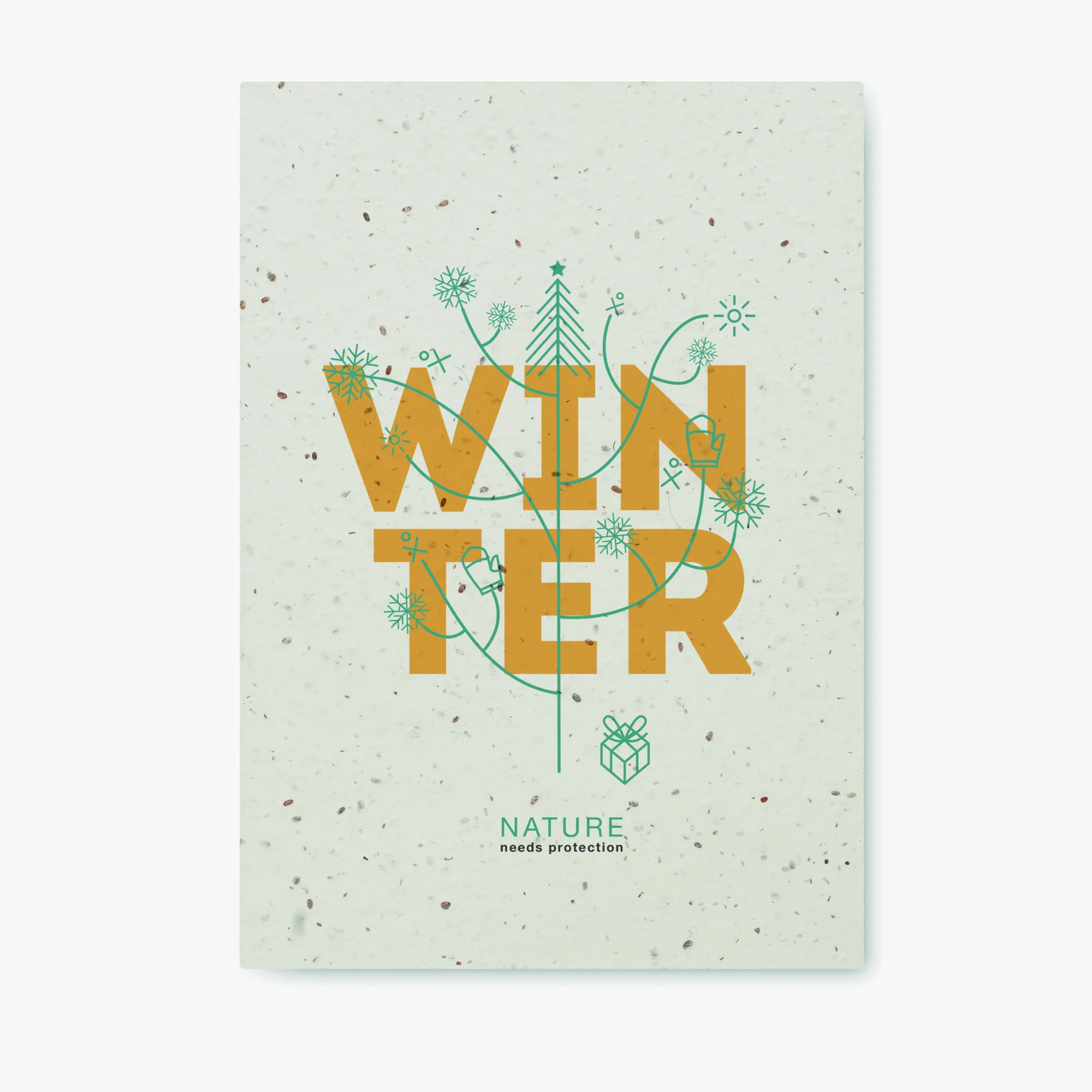 Personalised A5 seed paper notebook