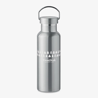 Borraccia a doppia parete con manico 500 ml personalizzata con logo