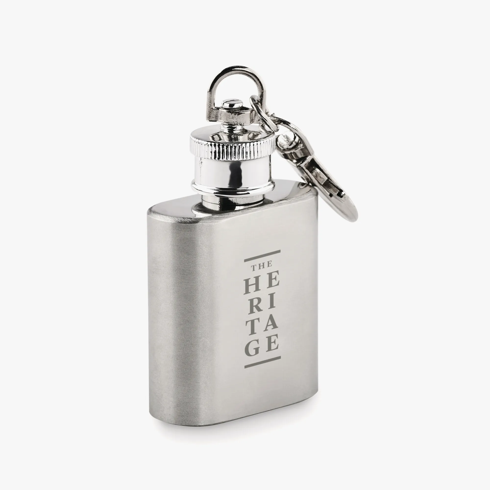Porte clés 28 ml avec flasque personnalisé