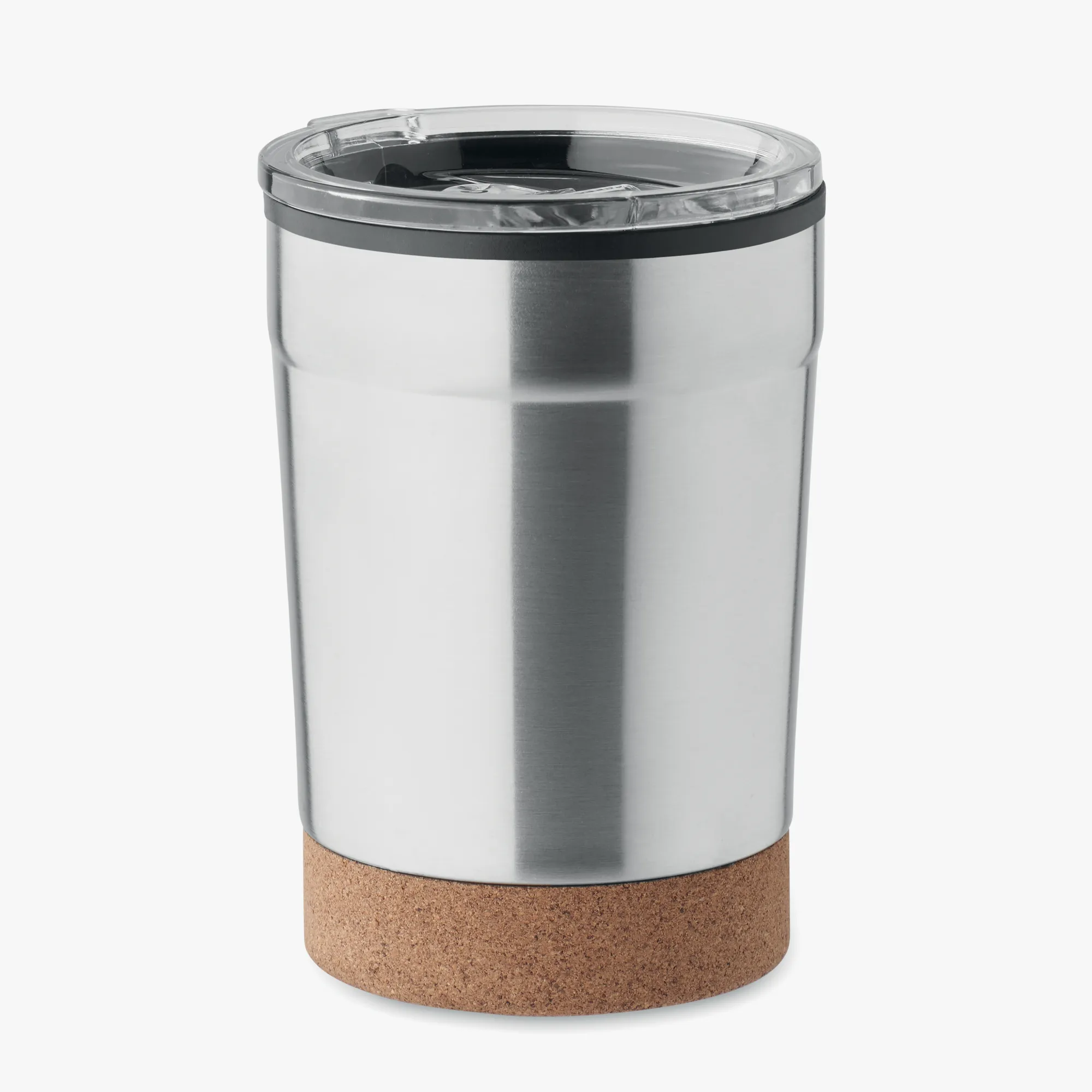 Personalised insulated tumbler with cork base