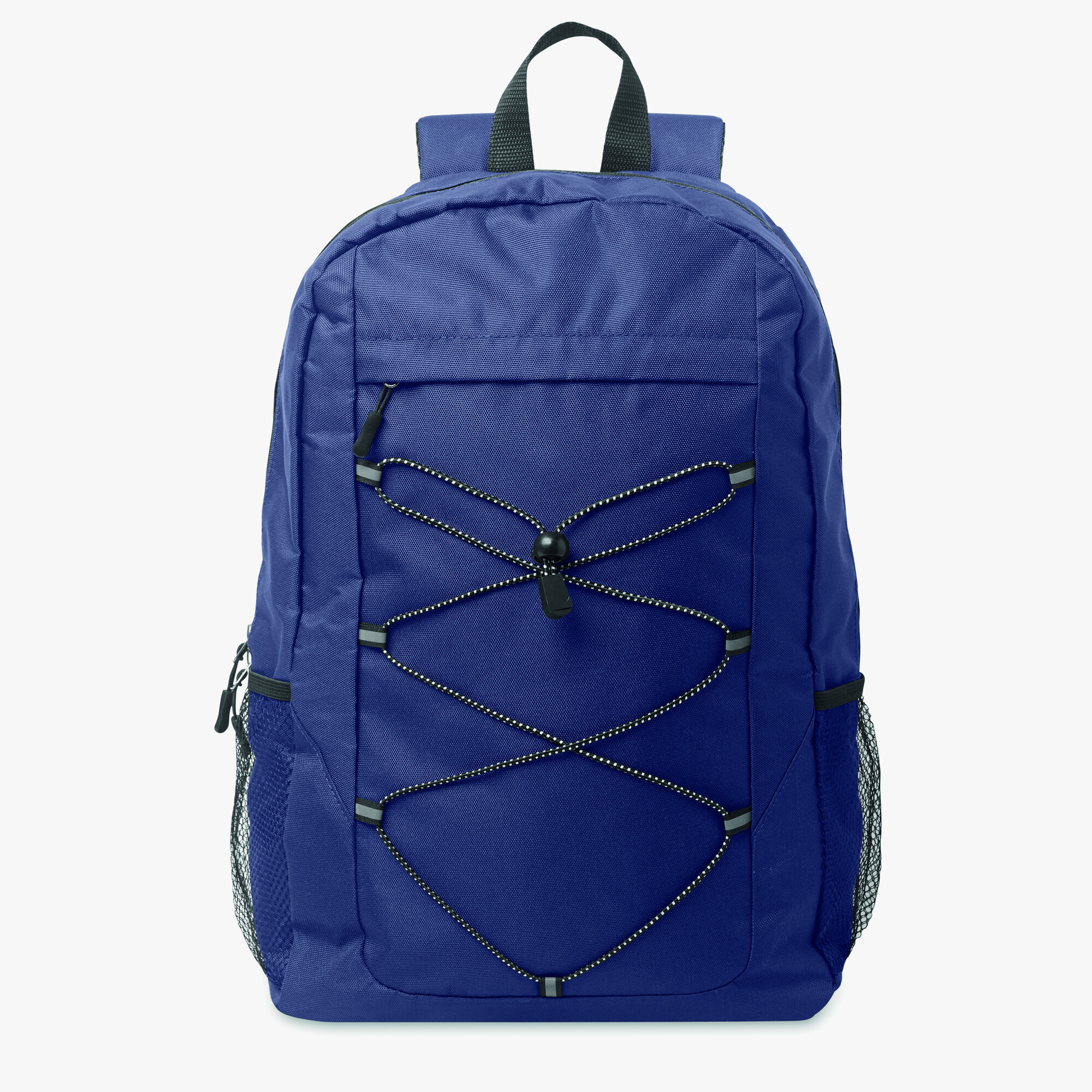 Personalised backpack with decorative drawstring