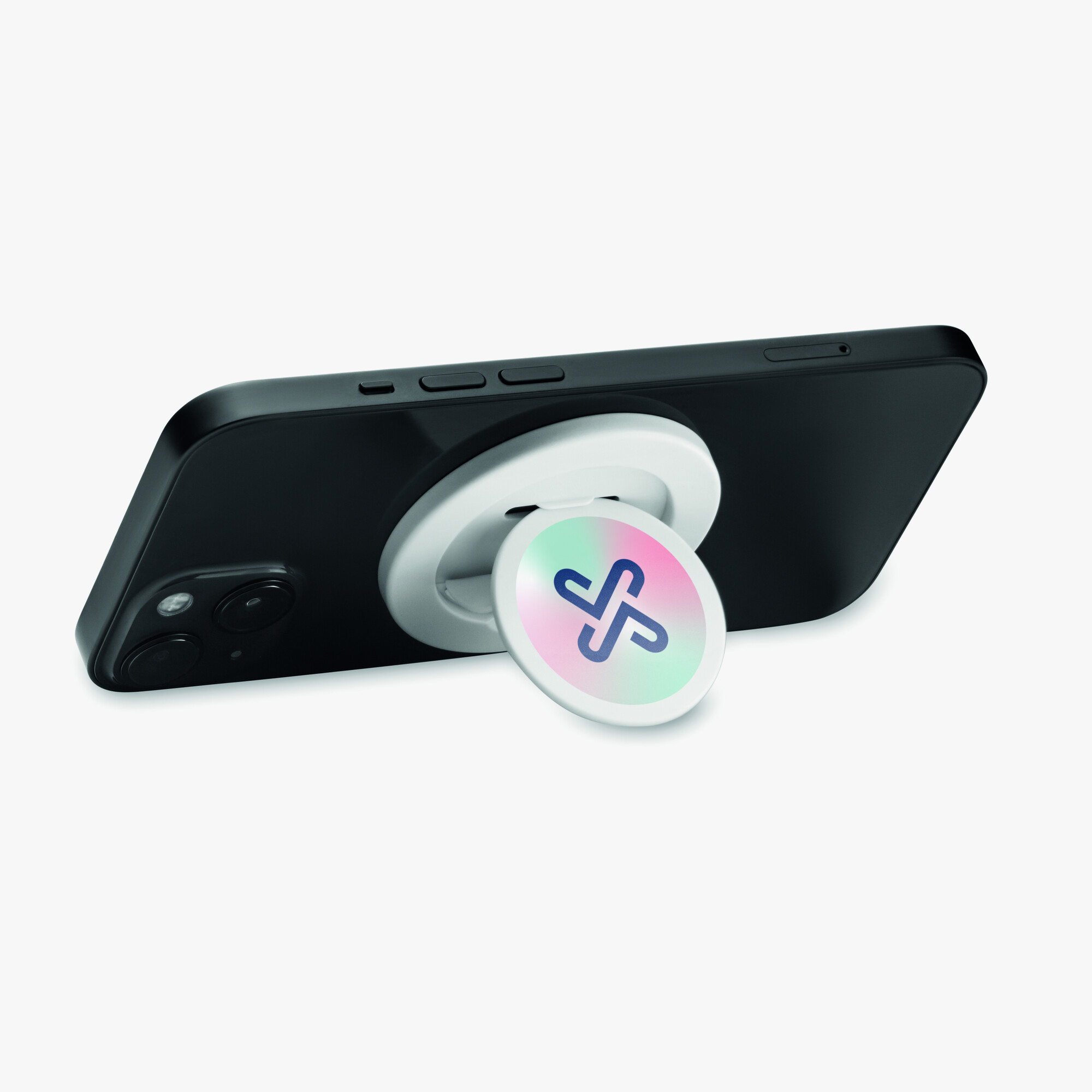 Personalised magnetic desktop phone stand