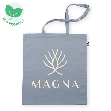 Personalised organic cotton bag in various colors