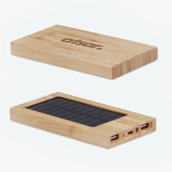 Power bank solar 4000 mAh personalizado
