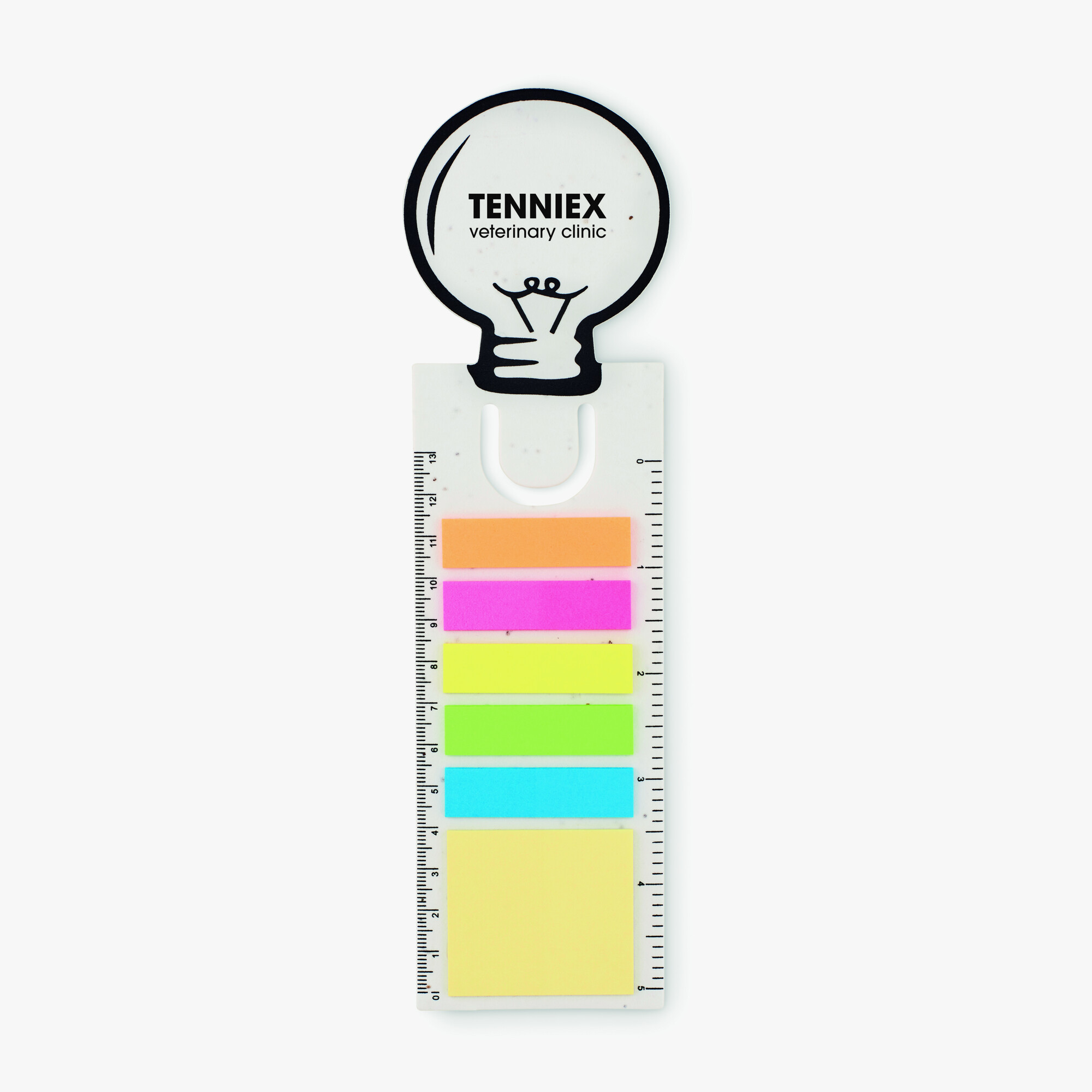 Personalised seed paper bookmark