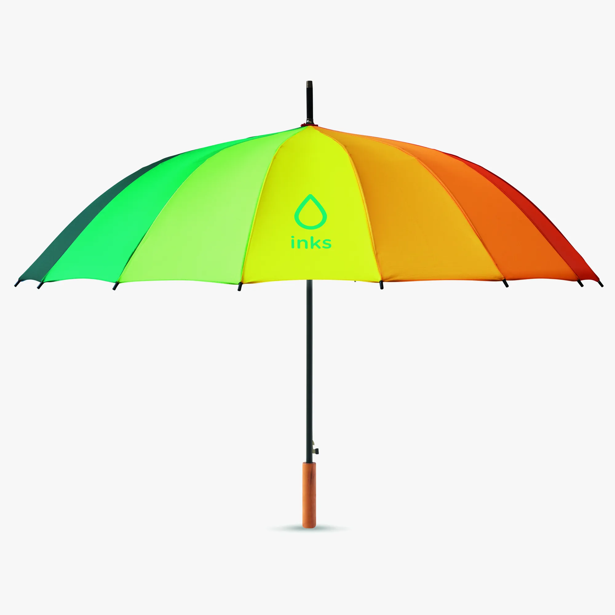 Paraguas arcoíris 27'' personalizado