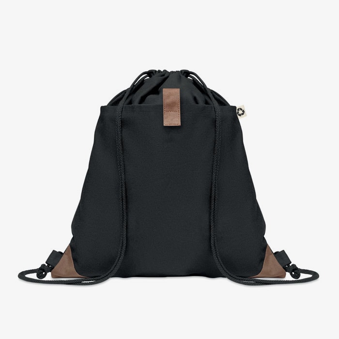 Recycled cotton drawstring bag  