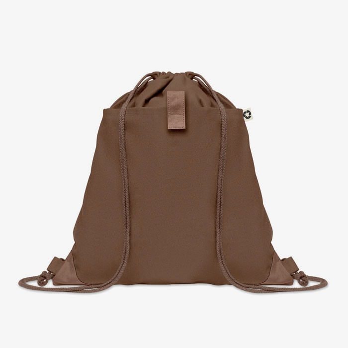 Recycled cotton drawstring bag  